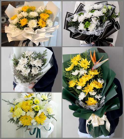 四川成都彭州市龙门山镇宝山村白事花束代送